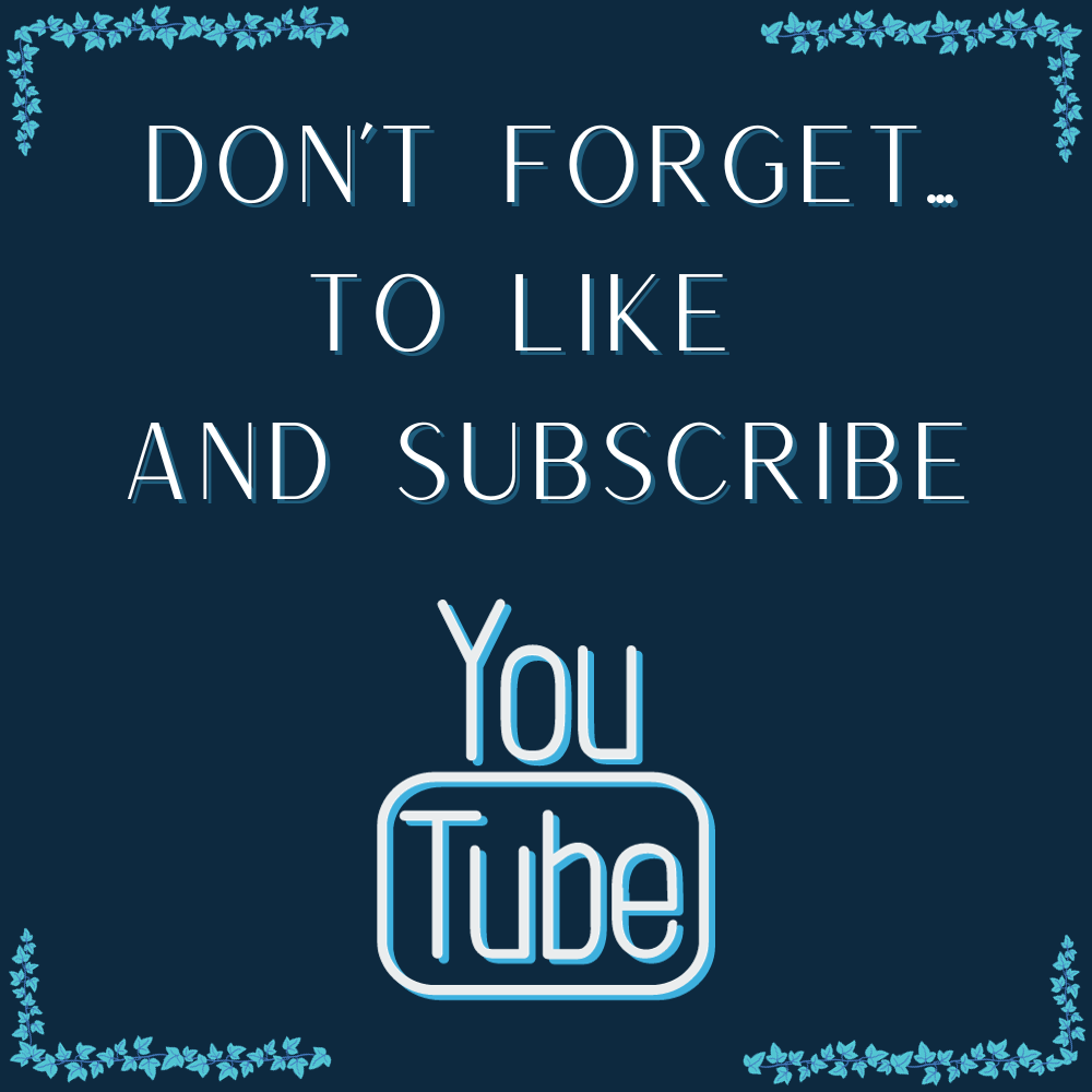 Don't forget to like and subscribe on YouTube